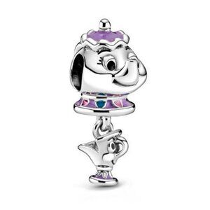 925 Silver Mrs Potts & Chip Charm